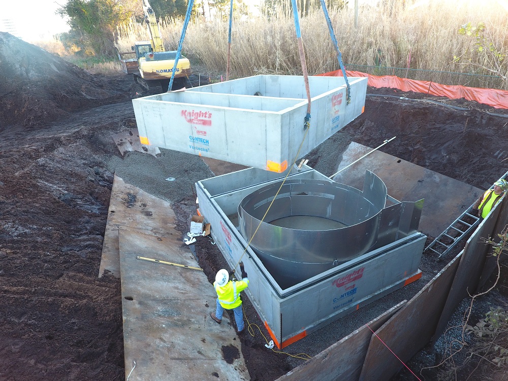 Vortechs Shallow Profile Hydrodynamic Separator CDS Stormwater